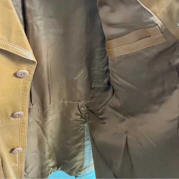 Vintage Wilsons Leather Cognac 1970's Jacket - Picture 9 of 11